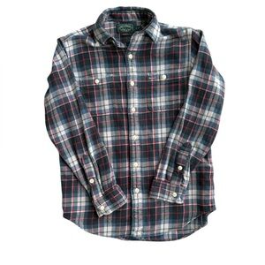 Polo Country Ralph Lauren Plaid Flannel Button-Down Shirt (Custom Fit) Medium